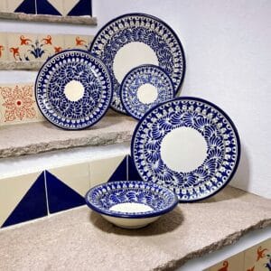 Vajilla Virreinal de talavera La Cosita Chula
